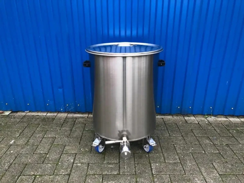 105L Edelstahl Rollbehälter (COR100)