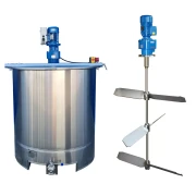 1150L Edelstahl Rührwerksbehälter mit Balkenrührwerk