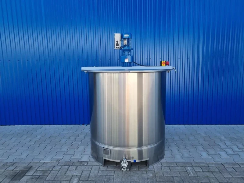 1150L Edelstahl Rührwerksbehälter mit Propellerrührwerk