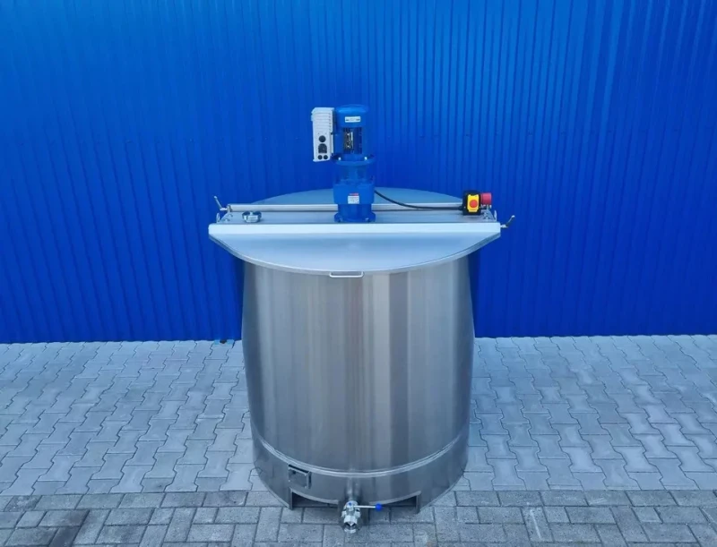 1150L Edelstahl Rührwerksbehälter mit Propellerrührwerk
