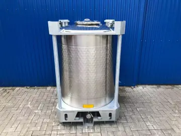 1310L Edelstahl IBC mit Thermoplate (PC1250TP)