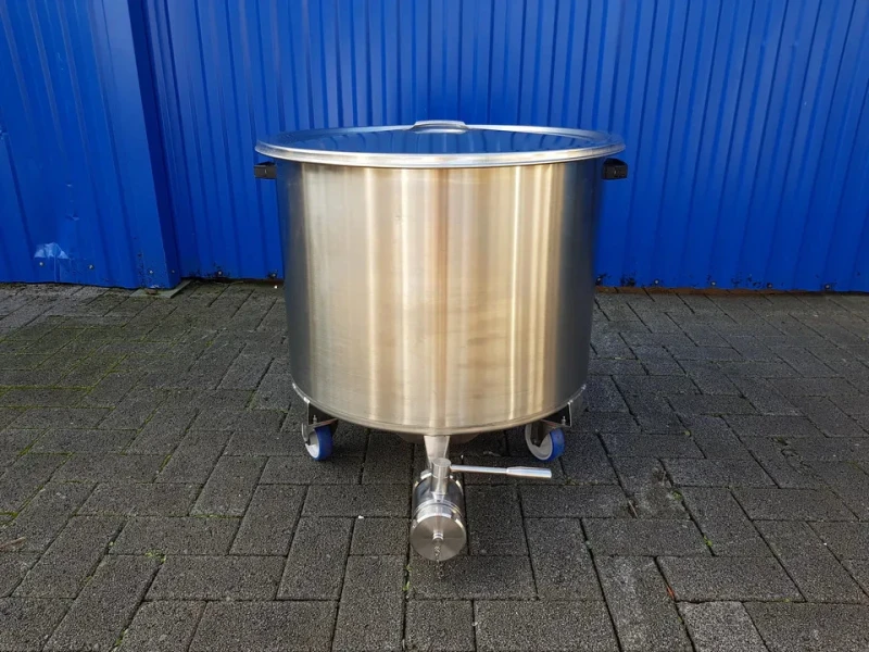 173L Edelstahl Rollbehälter (COR150)