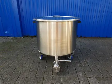 173L Edelstahl Rollbehälter (COR150)