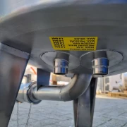 109L isolierter heiz-/kühlbarer Rührwerksbehälter mit Propellerrührwerk