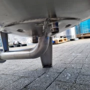 221L heiz-/kühlbarer Edelstahlbehälter mit Thermoplate und Getrieberührwerk