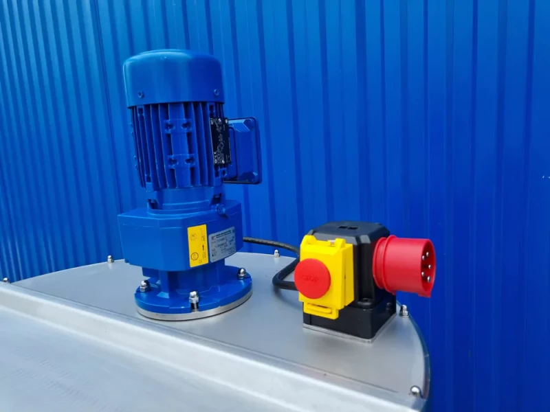 221L heiz-/kühlbarer Edelstahlbehälter mit Thermoplate und Getrieberührwerk