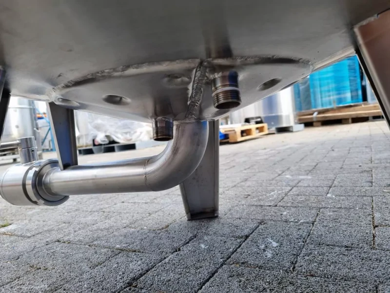 221L heiz-/kühlbarer Edelstahlbehälter mit Thermoplate und Becherrührwerk