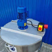 221L heiz-/kühlbarer Edelstahlbehälter mit Thermoplate und Becherrührwerk