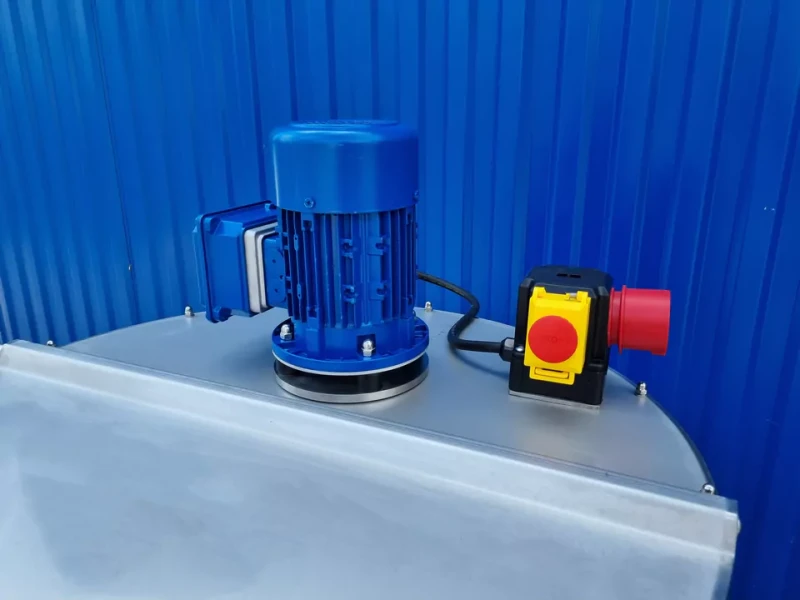 221L heiz-/kühlbarer Edelstahlbehälter mit Thermoplate und Propellerrührwerk