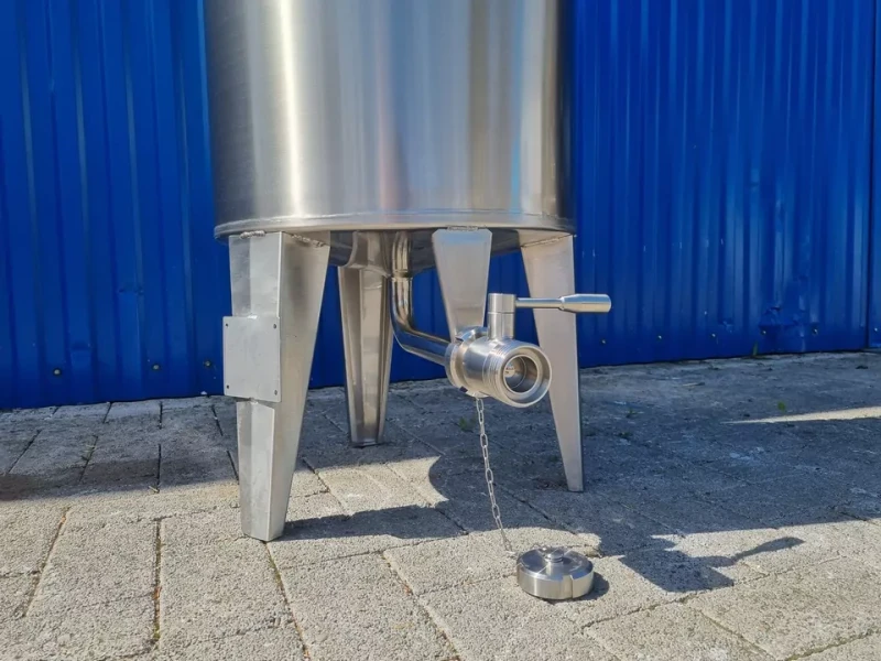 162L Edelstahl Rührwerksbehälter mit Dissolver