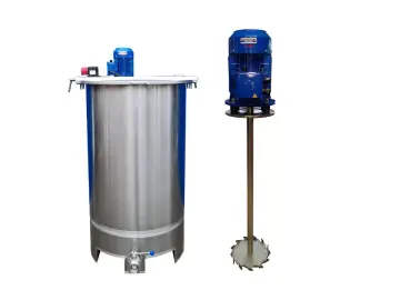 550L Edelstahl Rührwerksbehälter mit Dissolver