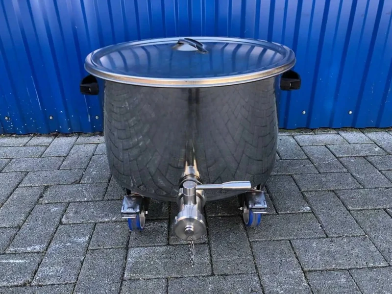 58L Edelstahl Rollbehälter (COR50)
