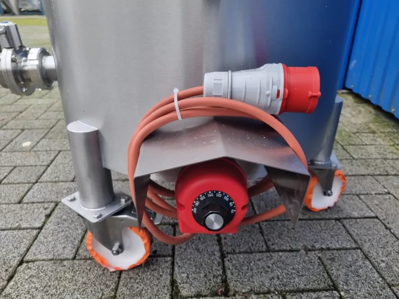 123l Elektrisch beheizter Edelstahl-Rührwerksbehälter mit Dissolver