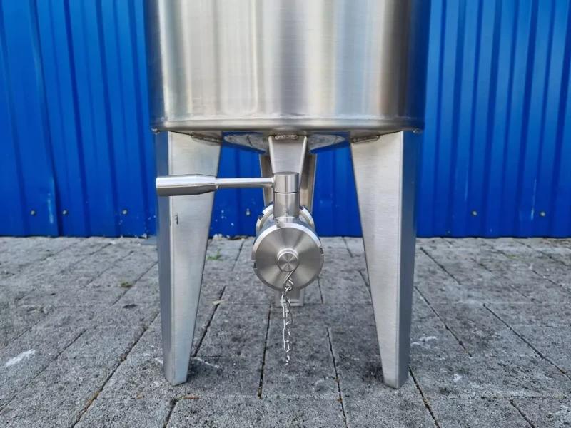 87L Edelstahlbehälter mit Propellerrührwerk