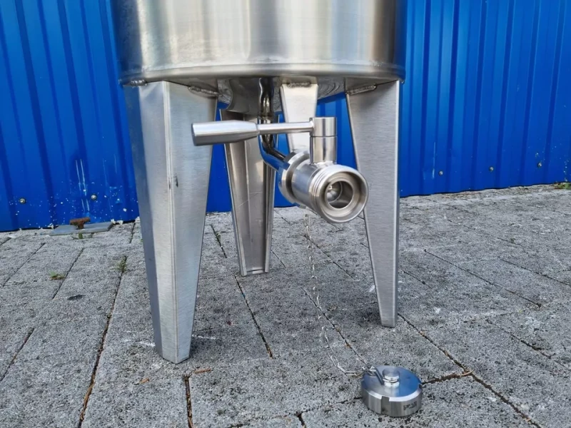 87L Edelstahlbehälter mit Propellerrührwerk
