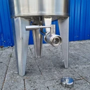 87L Edelstahlbehälter mit Propellerrührwerk
