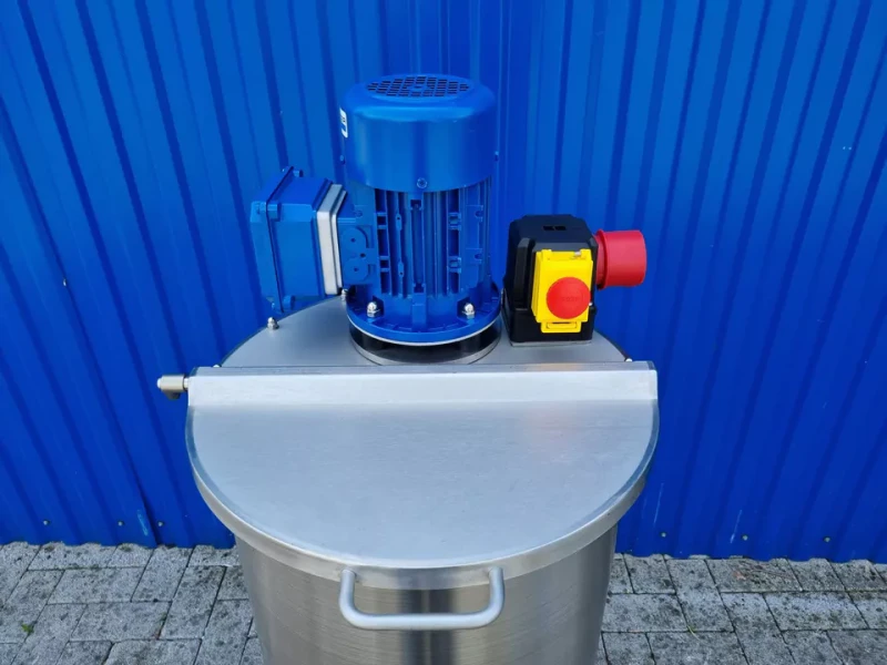 87L Edelstahlbehälter mit Propellerrührwerk
