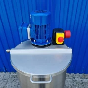 87L Edelstahlbehälter mit Propellerrührwerk