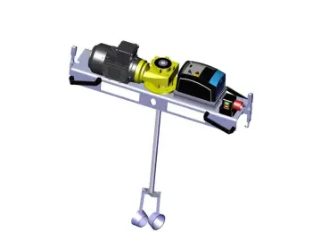 Containerrührwerk Typ IBC-0192-2023 bis 15000 mPas