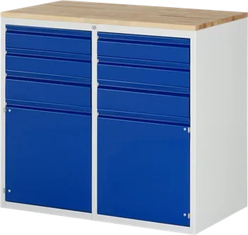 Schubladenschrank Bacic 7 Buche-Top