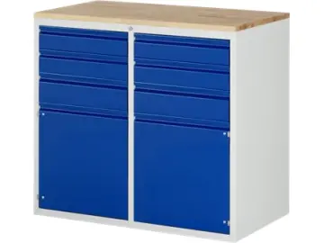 Schubladenschrank Bacic 7 Buche-Top