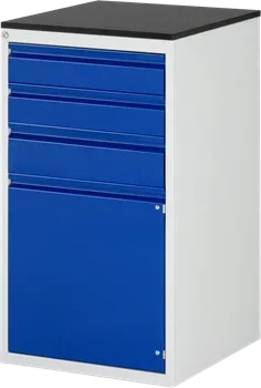 Schubladenschrank Bacic 7 Melamin-Top