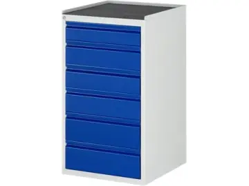 Schubladenschrank Bacic 7 Metall-Top