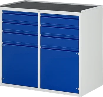 Schubladenschrank Bacic 7 Metall-Top