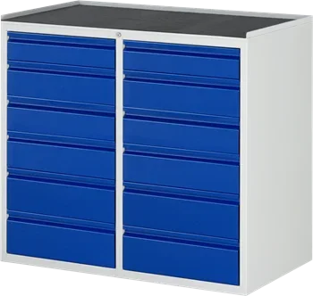 Schubladenschrank Bacic 7 Metall-Top