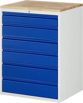 Schubladenschrank Bacic 7 Buche-Top