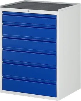 Schubladenschrank Bacic 7 Metall-Top