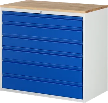 Schubladenschrank Bacic 7 Buche-Top