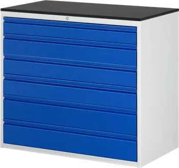 Schubladenschrank Bacic 7  Melamin-Top